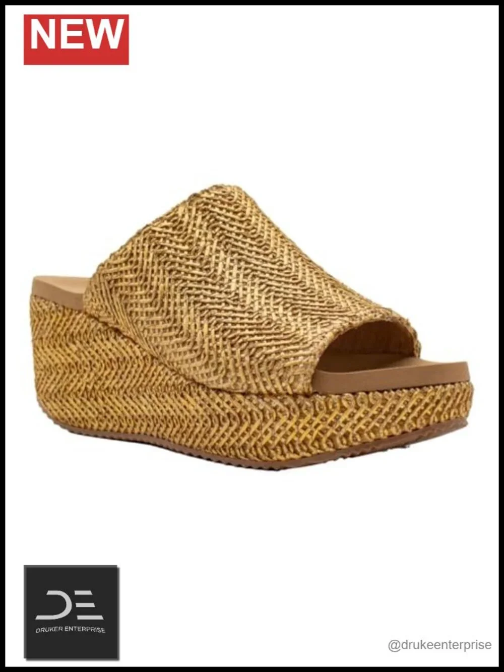 Womens Canteen Wedge Sandals Slide Comfort EVA Insole 2.75 Heel